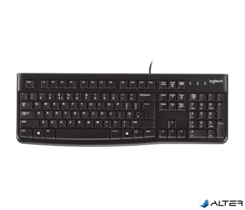 Billentyűzet, vezetékes, USB, HUN, LOGITECH "K120"