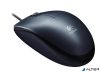 Egér, vezetékes, optikai, normál méret, USB, LOGITECH "M100", fekete