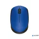 Egér, vezeték nélküli, optikai, közepes méret, USB, LOGITECH "M171", kék