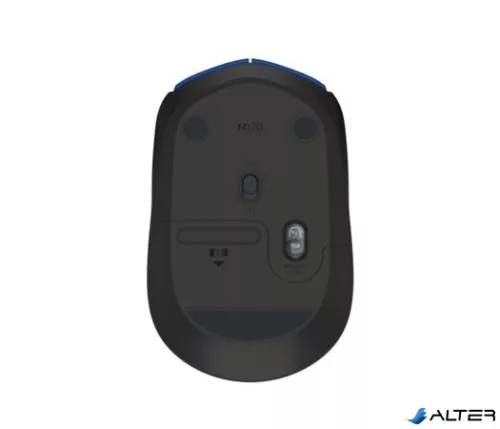 Egér, vezeték nélküli, optikai, közepes méret, USB, LOGITECH "M171", fekete