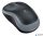 Egér, vezeték nélküli, optikai, közepes méret, USB, LOGITECH "M185", szürke