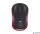 Egér, vezeték nélküli, optikai, közepes méret, USB, LOGITECH "M185", piros