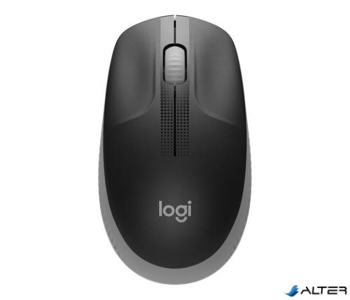 Egér, vezeték nélküli, optikai, USB, LOGITECH, "M190", fekete