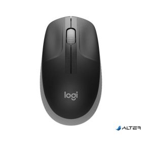   Egér, vezeték nélküli, optikai, USB, LOGITECH, "M190", szürke