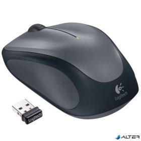   Egér, vezeték nélküli, optikai, USB, LOGITECH "M235", szürke
