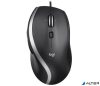 Egér, vezetékes, optikai, USB, normál méret, LOGITECH, "M500S", fekete