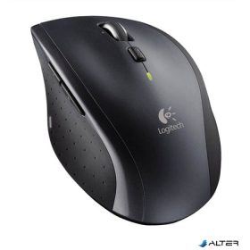   Egér, vezeték nélküli, lézeres, normál méret, USB, LOGITECH "M705 Marathon", fekete