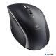 Egér, vezeték nélküli, lézeres, normál méret, USB, LOGITECH "M705 Marathon", fekete