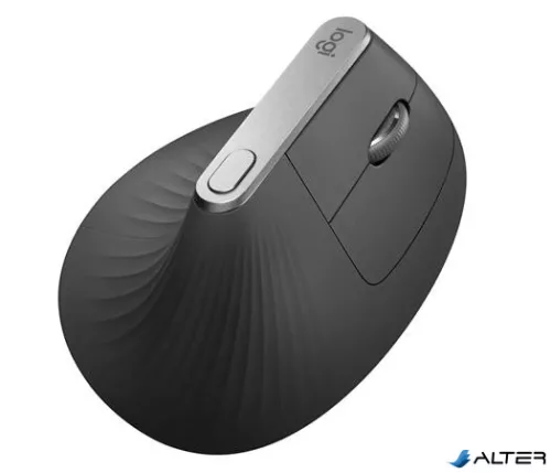 Egér, vezeték nélküli, vertikális, LOGITECH "MX Vertical", grafitszürke