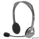 Fejhallgató, mikrofonnal, LOGITECH "H110", szürke