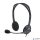 Fejhallgató, mikrofonnal, vezetékes, LOGITECH "H111", fekete
