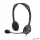 Fejhallgató, mikrofonnal, vezetékes, LOGITECH "H111", fekete