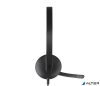 Fejhallgató, mikrofonnal, USB csatlakozás, LOGITECH "H340"