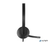 Fejhallgató, mikrofonnal, USB csatlakozás, LOGITECH "H340"