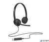 Fejhallgató, mikrofonnal, USB csatlakozás, LOGITECH "H340"