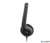 Fejhallgató, mikrofonnal, USB csatlakozás, LOGITECH "H390"
