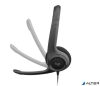 Fejhallgató, mikrofonnal, USB csatlakozás, LOGITECH "H390"