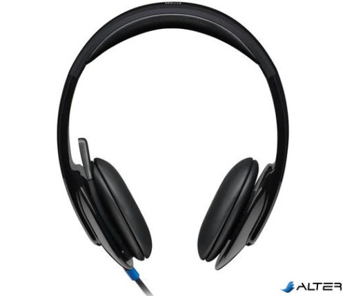 Fejhallgató, mikrofonnal, USB csatlakozás, LOGITECH 'H540'