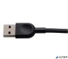 Fejhallgató, mikrofonnal, USB csatlakozás, LOGITECH 'H540'