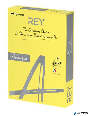 Másolópapír, színes, A3, 80 g, REY 'Adagio', intenzív sárga