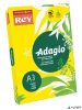 Másolópapír, színes, A3, 80 g, REY 'Adagio', intenzív sárga
