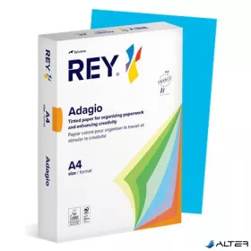   Másolópapír, színes, A4, 80 g, REY 'Adagio', intenzív kék