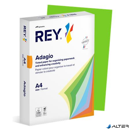 Másolópapír, színes, A4, 80 g, REY 'Adagio', intenzív zöld