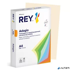   Másolópapír, színes, A4, 80 g, REY 'Adagio', pasztell csontszín