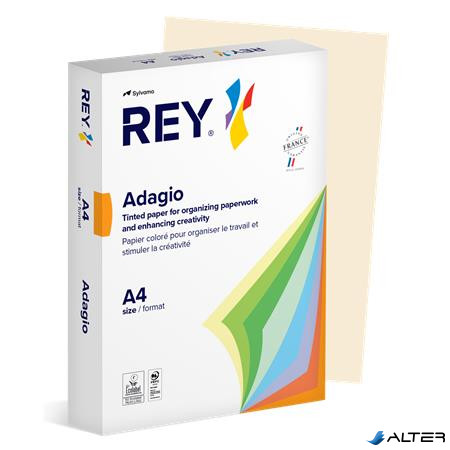 Másolópapír, színes, A4, 80 g, REY 'Adagio', pasztell csontszín