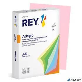   Másolópapír, színes, A4, 80 g, REY "Adagio", pasztell rózsaszín