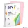 Másolópapír, színes, A4, 80 g, REY 'Adagio', pasztell rózsaszín