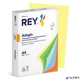   Másolópapír, színes, A4, 80 g, REY "Adagio", pasztell sárga