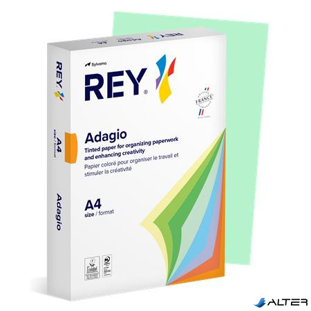 Másolópapír, színes, A4, 80 g, REY "Adagio", pasztell zöld