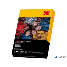   Fotópapír, tintasugaras, 10x15 cm, 180 g, fényes, KODAK "Fine Art"