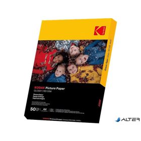   Fotópapír, tintasugaras, A4, 180 g, fényes, KODAK "Fine Art"