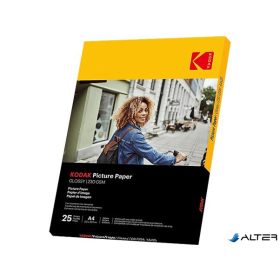   Fotópapír, tintasugaras, A4, 230 g, fényes, KODAK "Fine Art"