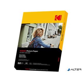   Fotópapír, tintasugaras, A4, 230 g, fényes, KODAK "Fine Art"