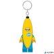 Kulcstartó, LED világítással, LEGO 'Banana Guy'