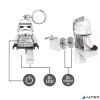 Kulcstartó, LED világítással, LEGO 'Star Wars Stormtrooper'