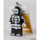 Kulcstartó, LED világítással, LEGO 'Skeleton Guy'