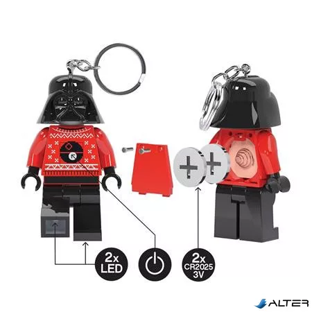 Kulcstartó, LED világítással, LEGO 'Star Wars Darth Vader Sweater'