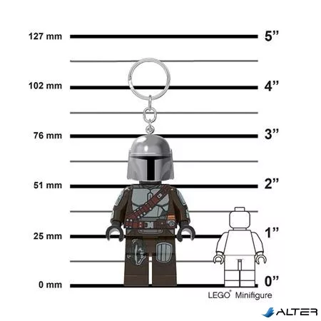 Kulcstartó, LED világítással, LEGO "Star Wars The Mandolarian 2"
