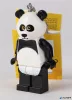Kulcstartó, LED világítással, LEGO 'Panda Guy'