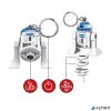 Kulcstartó, LED világítással, LEGO 'Star Wars R2D2'