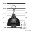Kulcstartó, LED világítással, LEGO 'Star Wars Darth Vader'