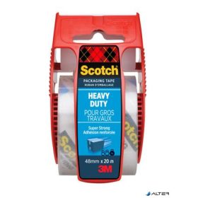   Csomagolószalag, adagolón, 48 mm x 20 m, 3M SCOTCH, átlátszó