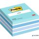 Öntapadó jegyzettömb, 76x76 mm, 450 lap, 3M POSTIT, aquarell kék