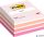 Öntapadó jegyzettömb, 76x76 mm, 450 lap, 3M POSTIT, aquarell pink