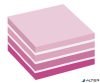 Öntapadó jegyzettömb, 76x76 mm, 450 lap, 3M POSTIT, aquarell pink