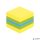 Öntapadó jegyzettömb, 51x51 mm, 400 lap, 3M POSTIT, lime